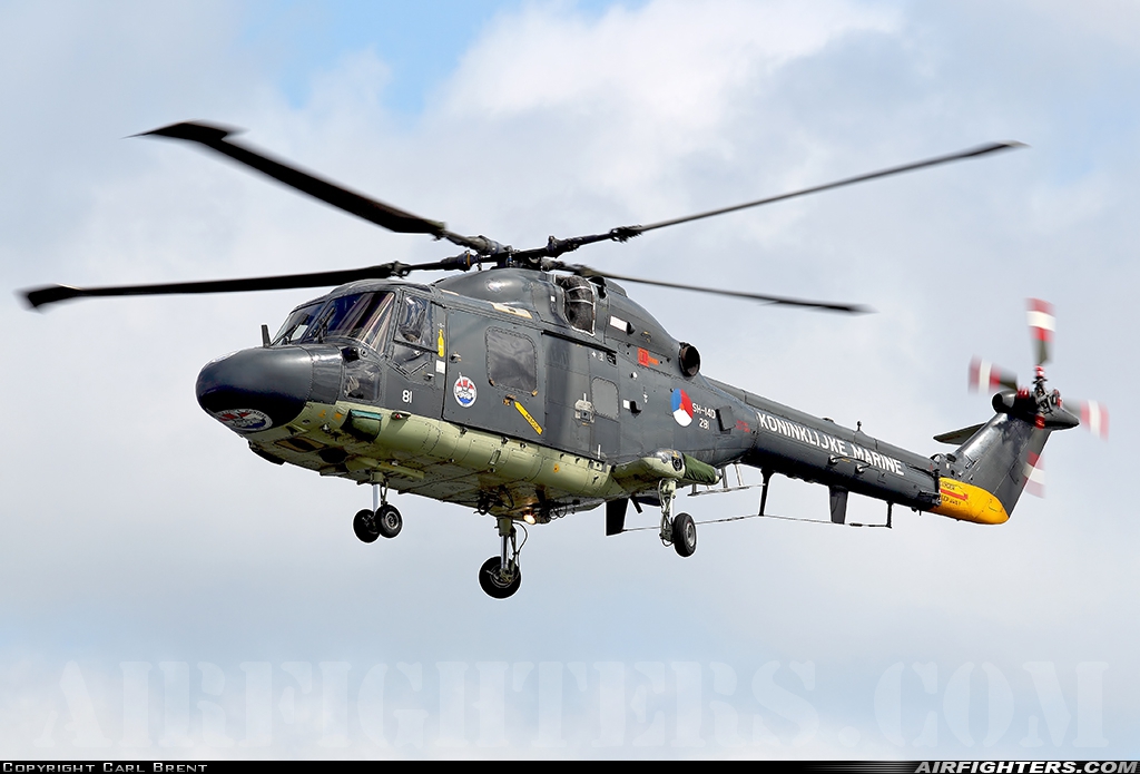 Netherlands - Navy Westland WG-13 Lynx SH-14D 281 at Off-Airport - Den Helder, Netherlands