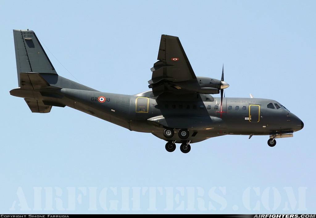 France - Air Force CASA CN235M-200 045 at Luqa - Malta International (MLA / LMML), Malta