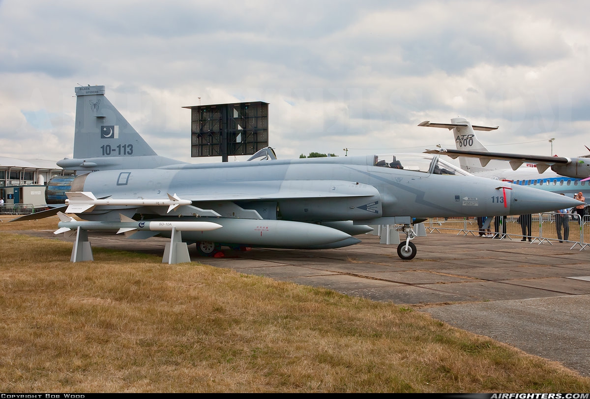 Pakistan - Air Force Pakistan Aeronautical Complex JF-17 Thunder 10-113 at Farnborough (FAB / EGLF), UK