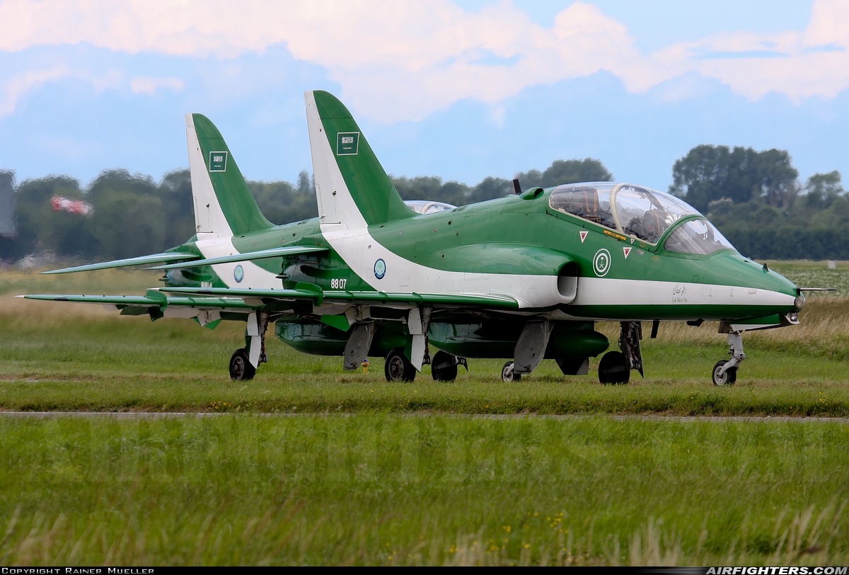 Saudi Arabia - Air Force British Aerospace Hawk Mk.65 8807 at Koksijde (EBFN), Belgium