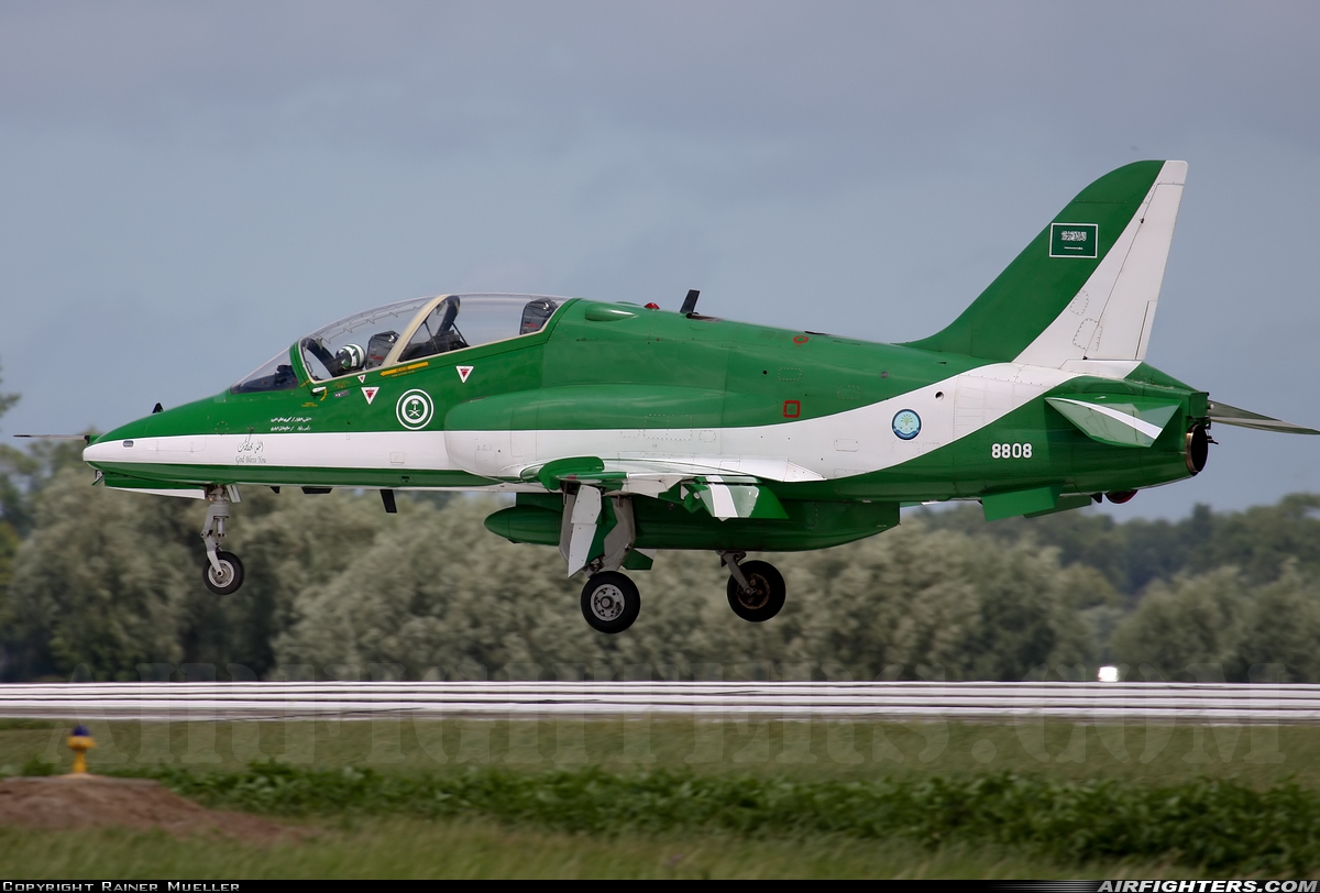 Saudi Arabia - Air Force British Aerospace Hawk Mk.65 8808 at Koksijde (EBFN), Belgium
