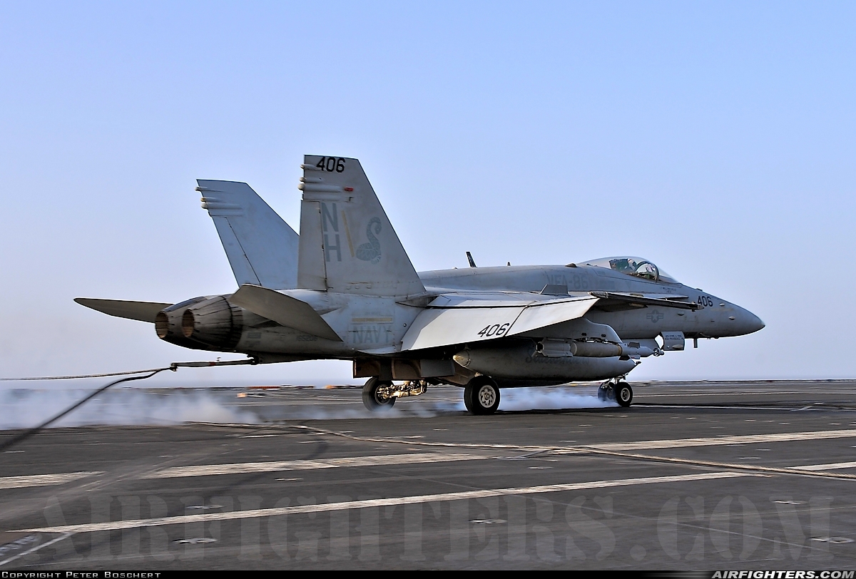 USA - Navy McDonnell Douglas F/A-18C Hornet 165206 at Off-Airport - Arabian Sea, International Airspace