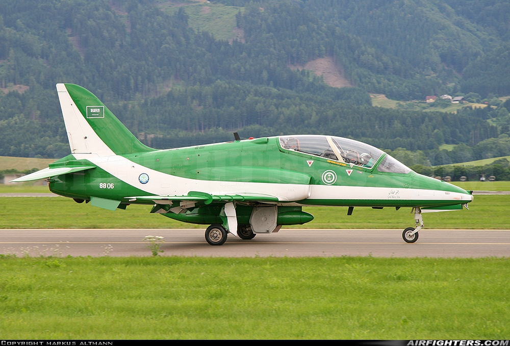 Saudi Arabia - Air Force British Aerospace Hawk Mk.65 8806 at Zeltweg (LOXZ), Austria