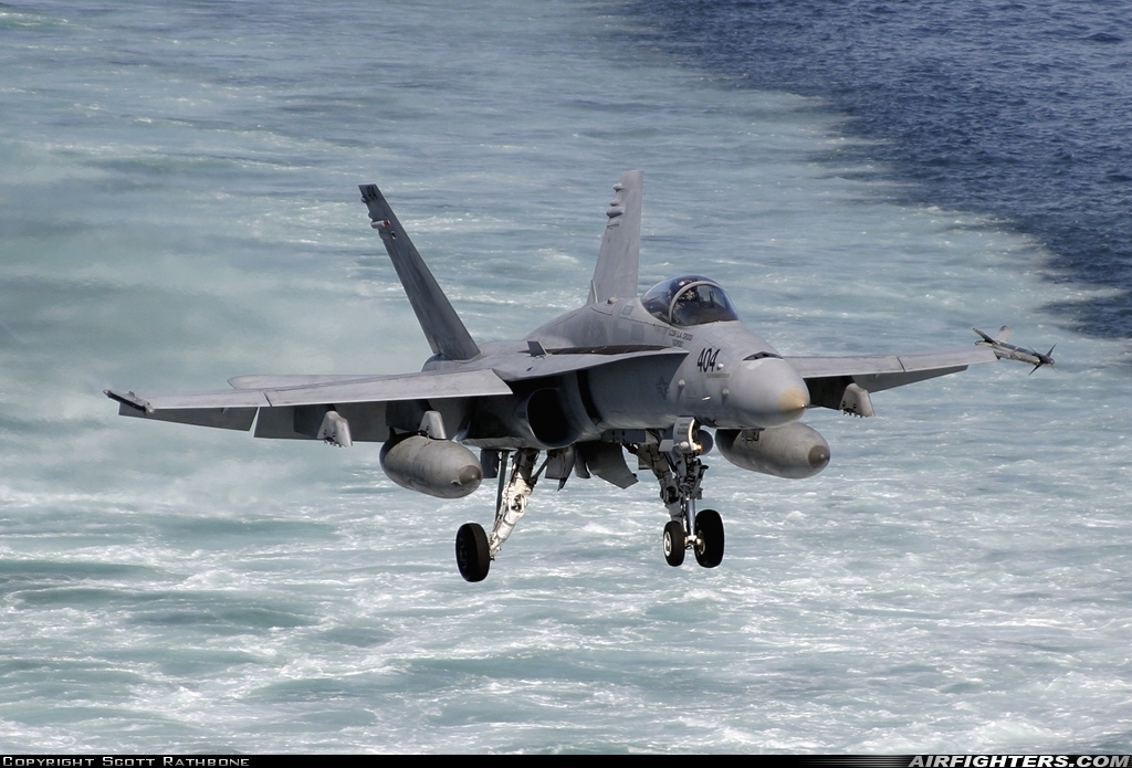 USA - Navy McDonnell Douglas F/A-18C Hornet 163745 at Off-Airport - Atlantic Ocean, International Airspace