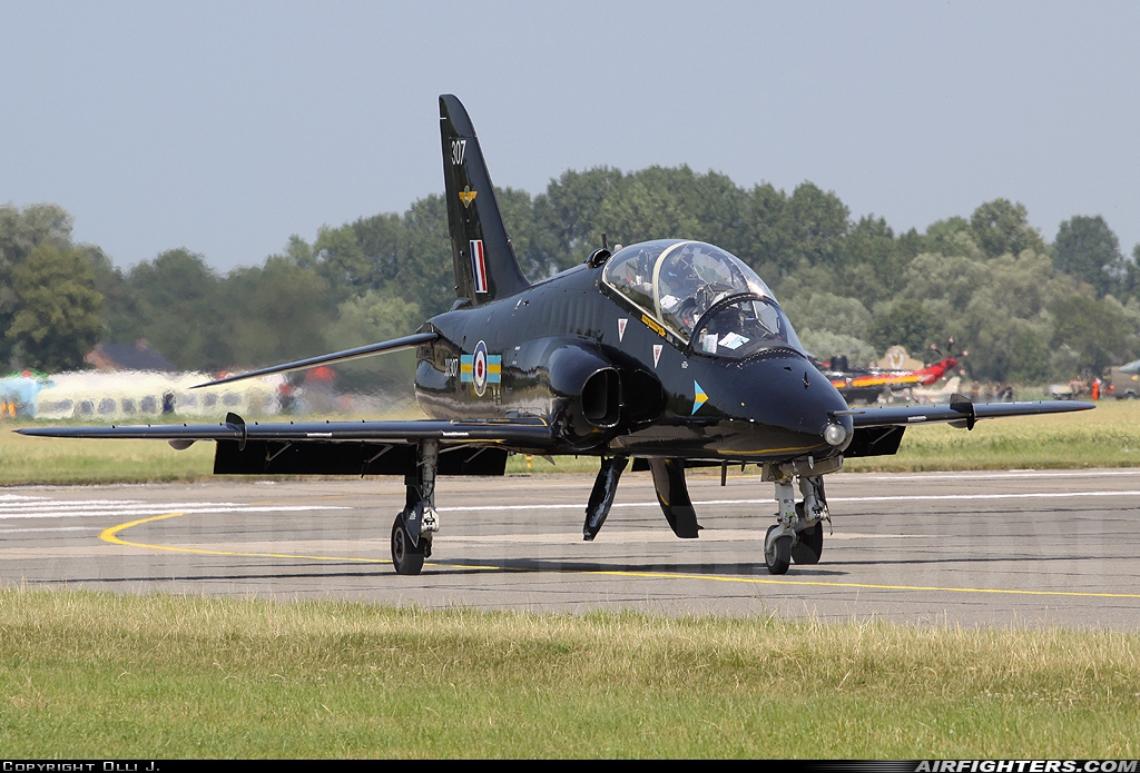 UK - Air Force British Aerospace Hawk T.1A XX307 at Koksijde (EBFN), Belgium