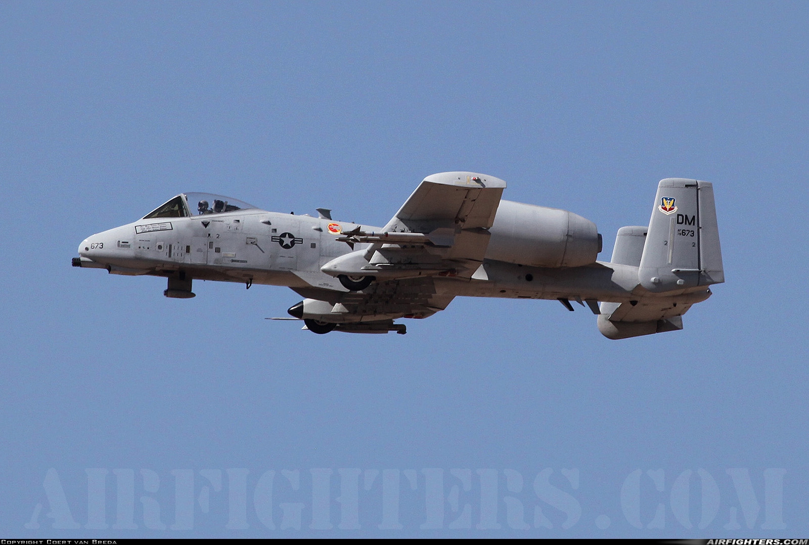 USA - Air Force Fairchild A-10A Thunderbolt II 78-0673 at Tucson - Davis-Monthan AFB (DMA / KDMA), USA