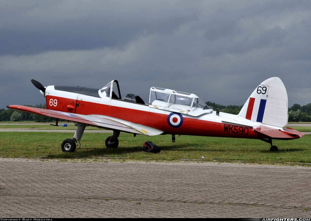 Private De Havilland Canada DHC-1 Chipmunk T10 G-BWVZ at Deventer - Teuge (EHTE), Netherlands