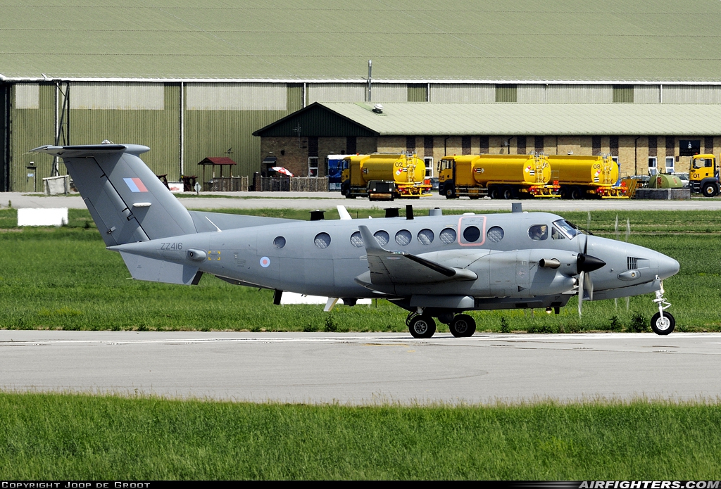 UK - Army Beech Shadow R1 (Super King Air 350ER) ZZ416 at Coningsby (EGXC), UK