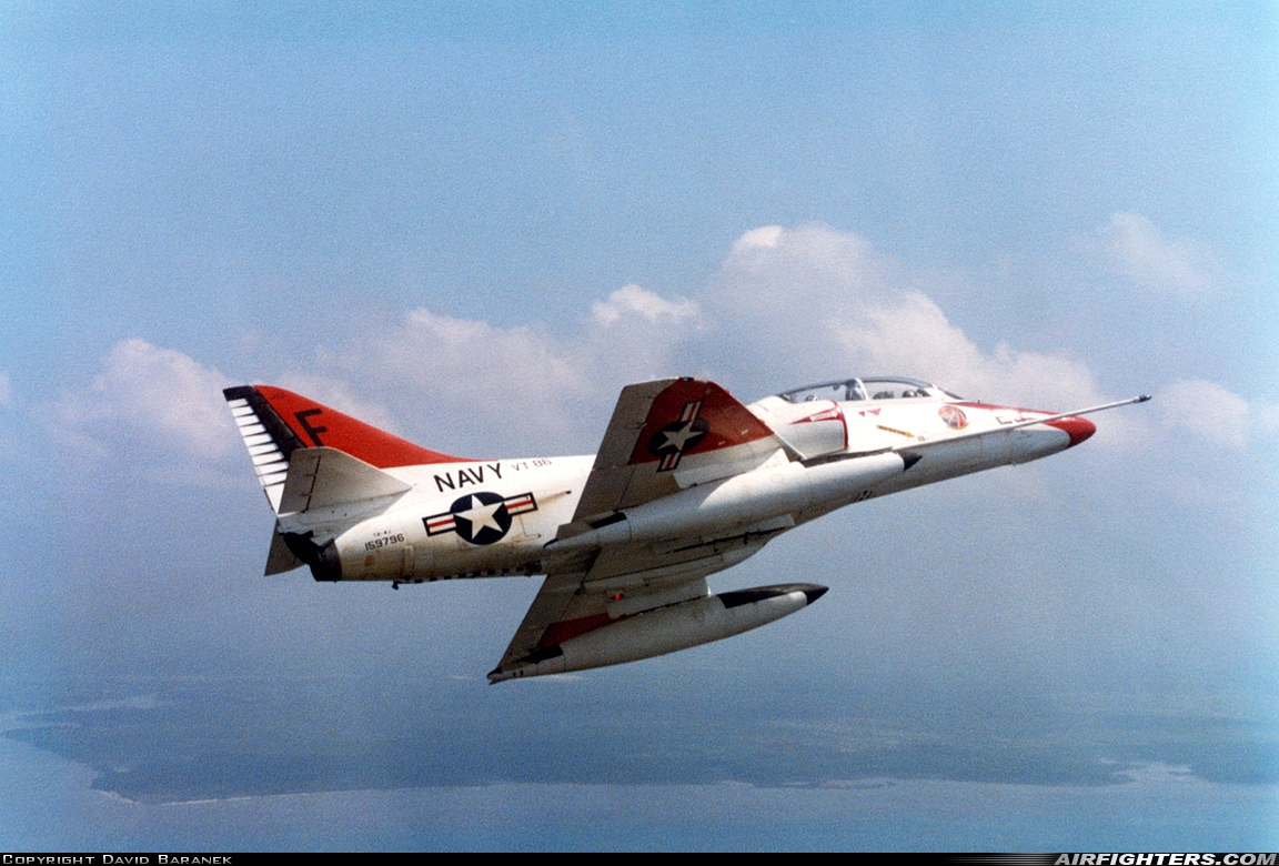 USA - Navy Douglas TA-4J Skyhawk 159796 at Off-Airport - Pensacola Beach, USA