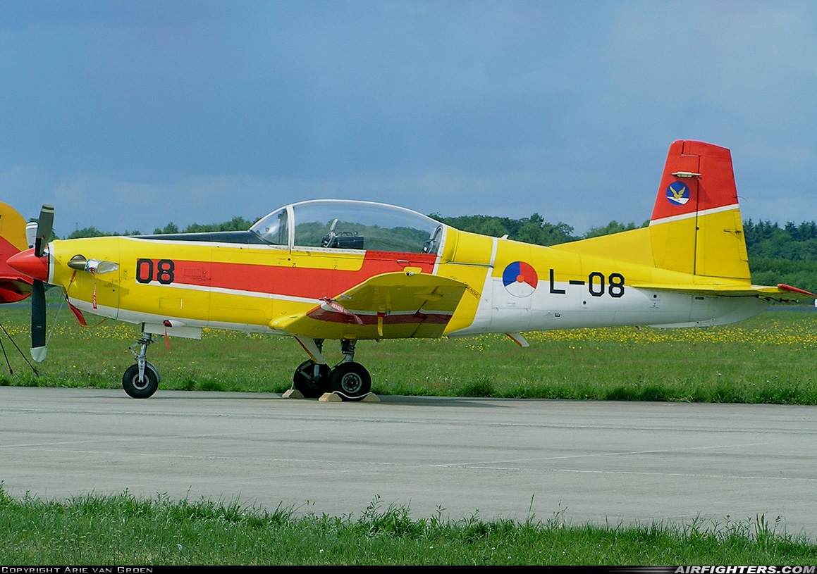 Netherlands - Air Force Pilatus PC-7 Turbo Trainer L-08 at Uden - Volkel (UDE / EHVK), Netherlands