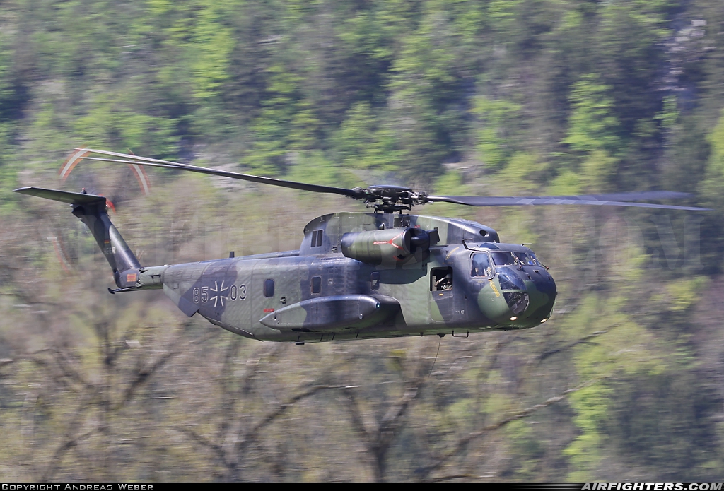 Germany - Army Sikorsky CH-53G (S-65) 85+03 at Meiringen (LSMM), Switzerland