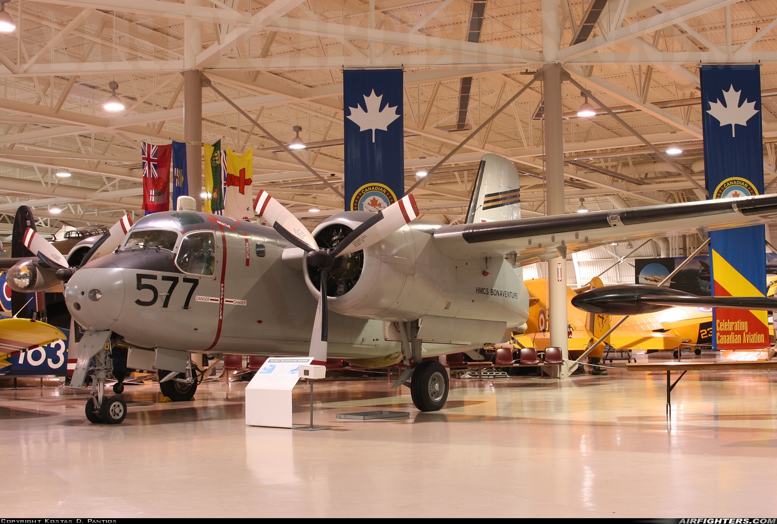 Canada - Navy Grumman CP-121 Tracker 1577 at Hamilton (YHM / CYHM), Canada