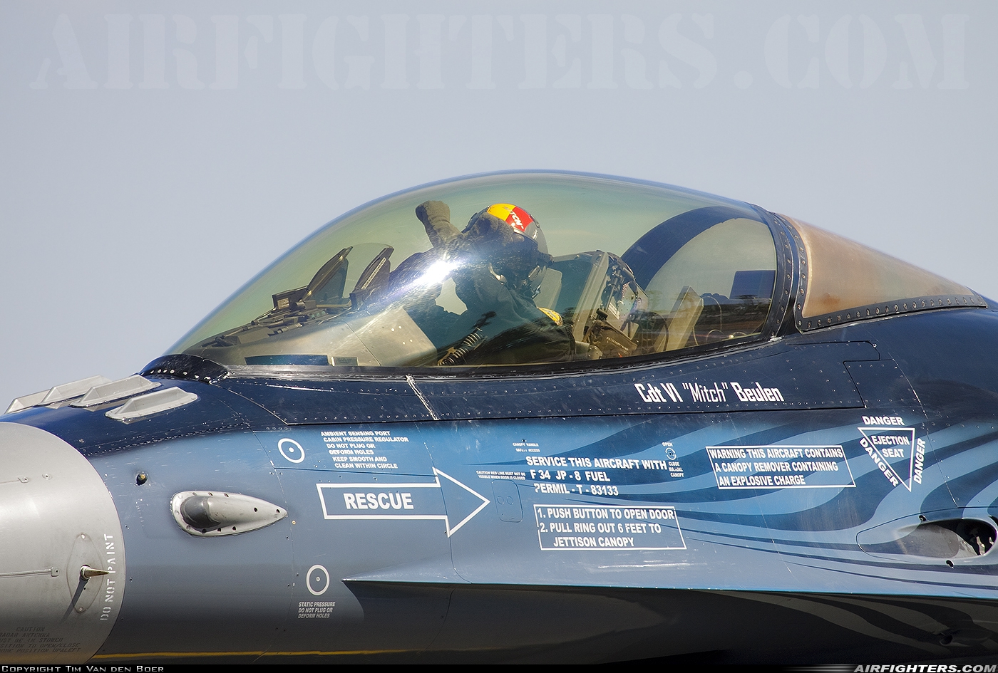 Belgium - Air Force General Dynamics F-16AM Fighting Falcon FA-110 at Koksijde (EBFN), Belgium