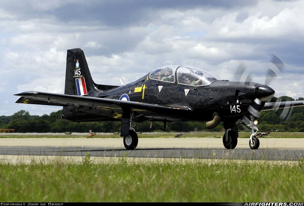 UK - Air Force Short Tucano T1 ZF145 at Linton on Ouse (EGXU), UK