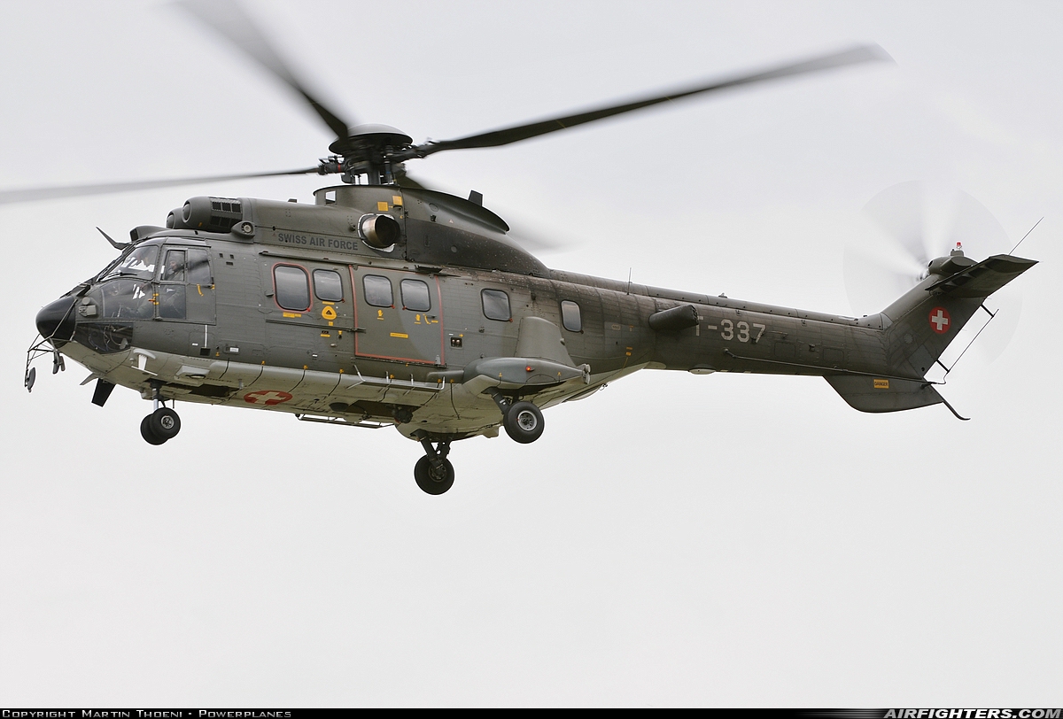Switzerland - Air Force Aerospatiale AS-532UL Cougar T-337 at Payerne (LSMP), Switzerland