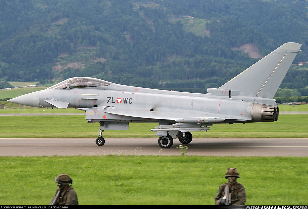 Austria - Air Force Eurofighter EF-2000 Typhoon S 7L-WC at Zeltweg (LOXZ), Austria