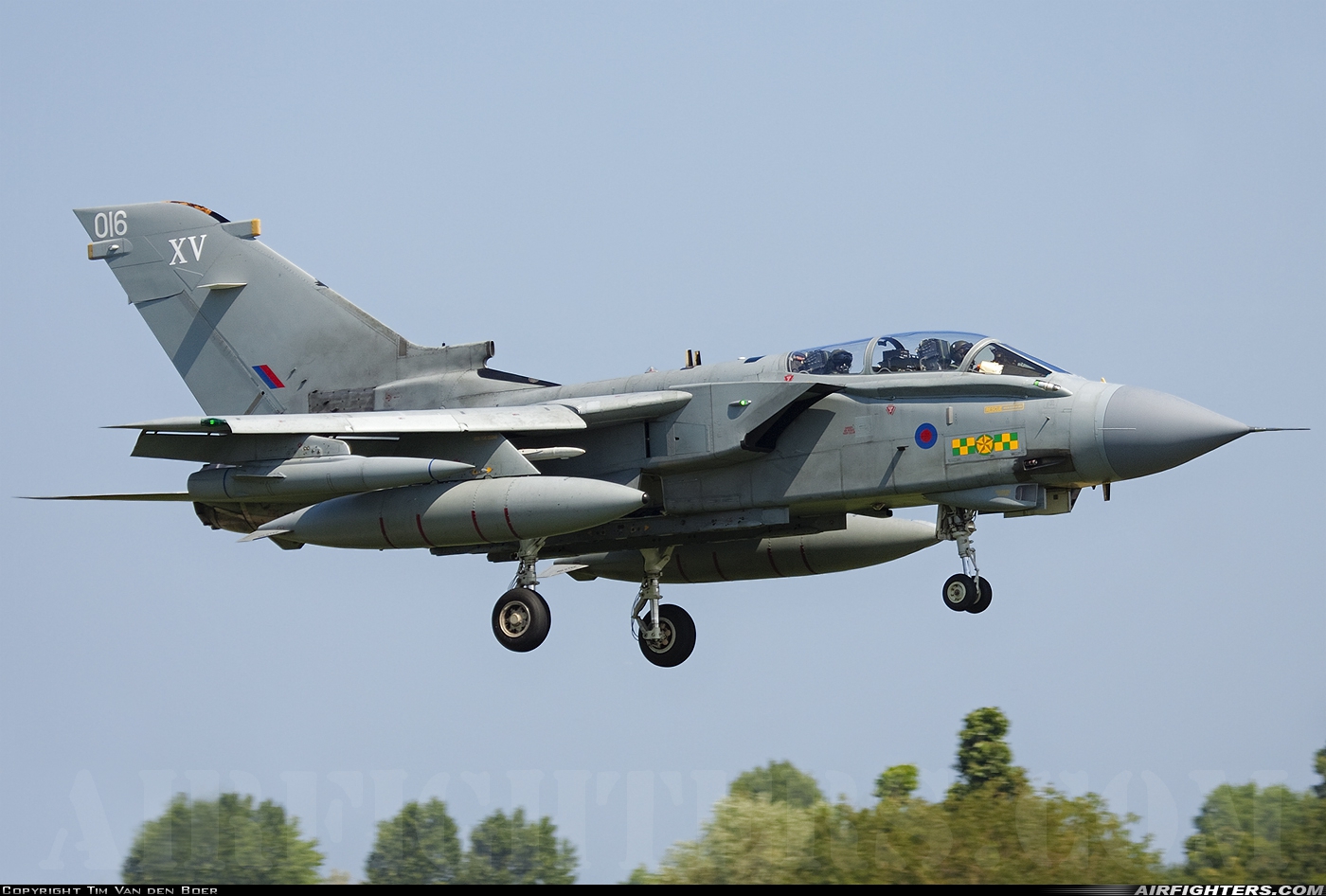 UK - Air Force Panavia Tornado GR4(T) ZA410 at Koksijde (EBFN), Belgium