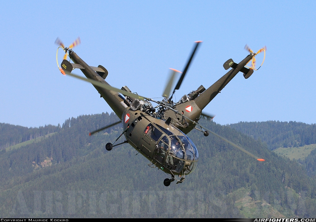 Austria - Air Force Aerospatiale SA-316B Alouette III 3E-KI at Zeltweg (LOXZ), Austria