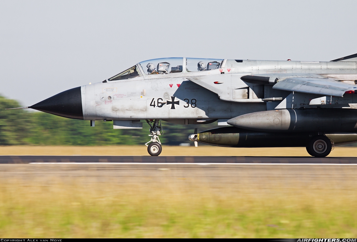 Germany - Air Force Panavia Tornado ECR 46+38 at Lechfeld (ETSL), Germany