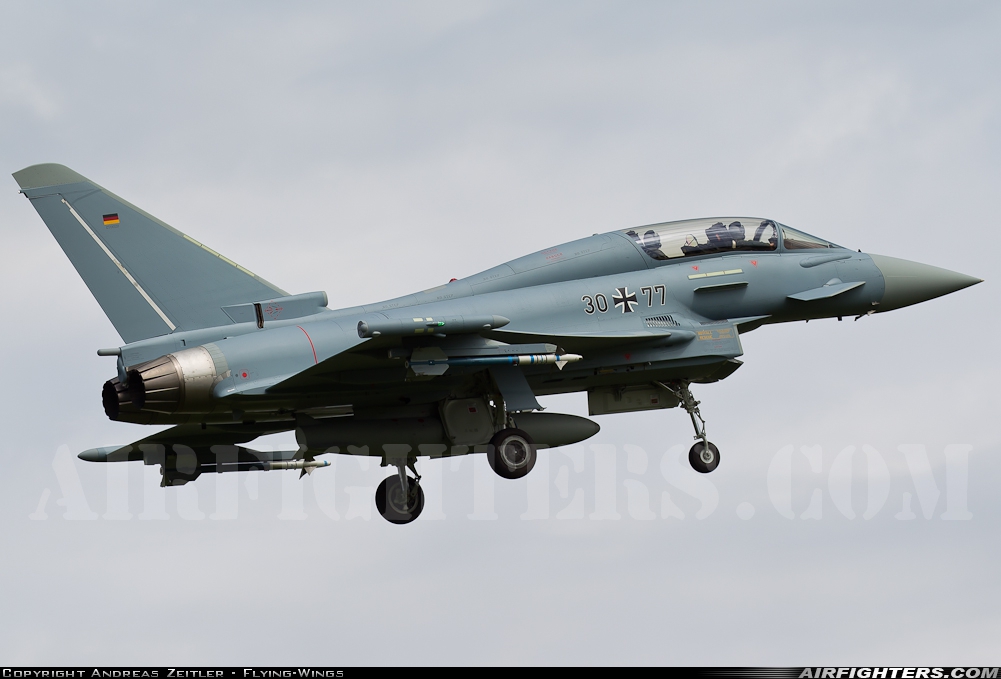 Germany - Air Force Eurofighter EF-2000 Typhoon T 30+77 at Ingolstadt - Manching (ETSI), Germany
