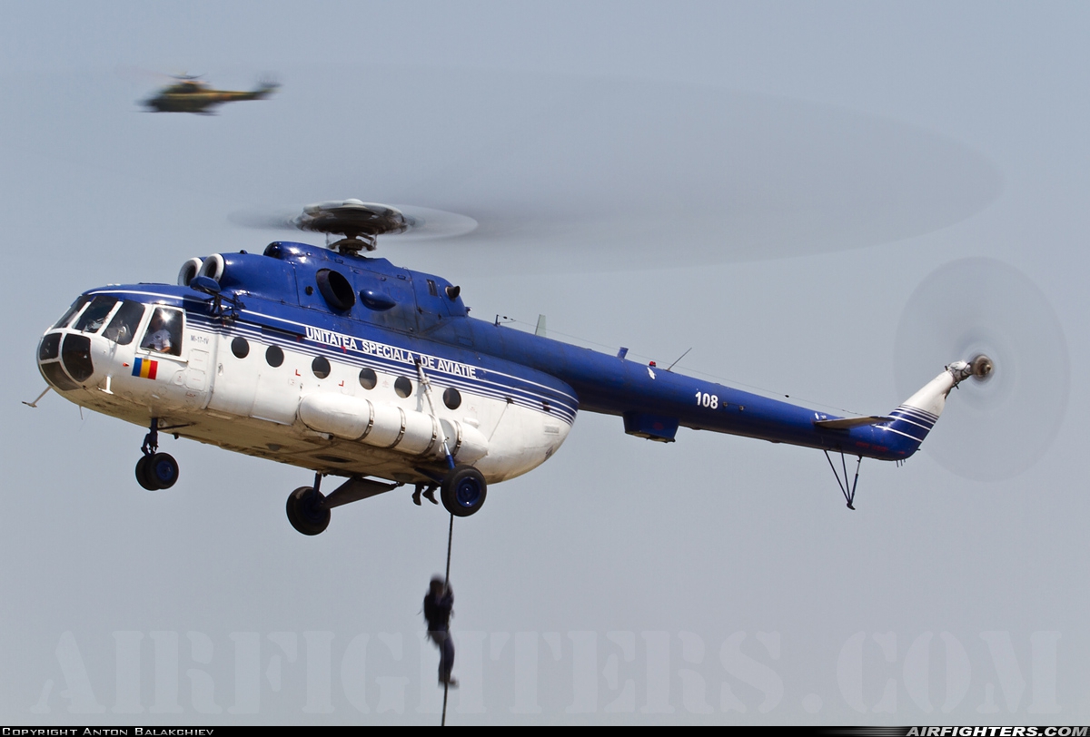 Romania - Government Mil Mi-17-1V 108 at Bucharest - Henri Coanda (Otopeni) (OTP / LROP), Romania
