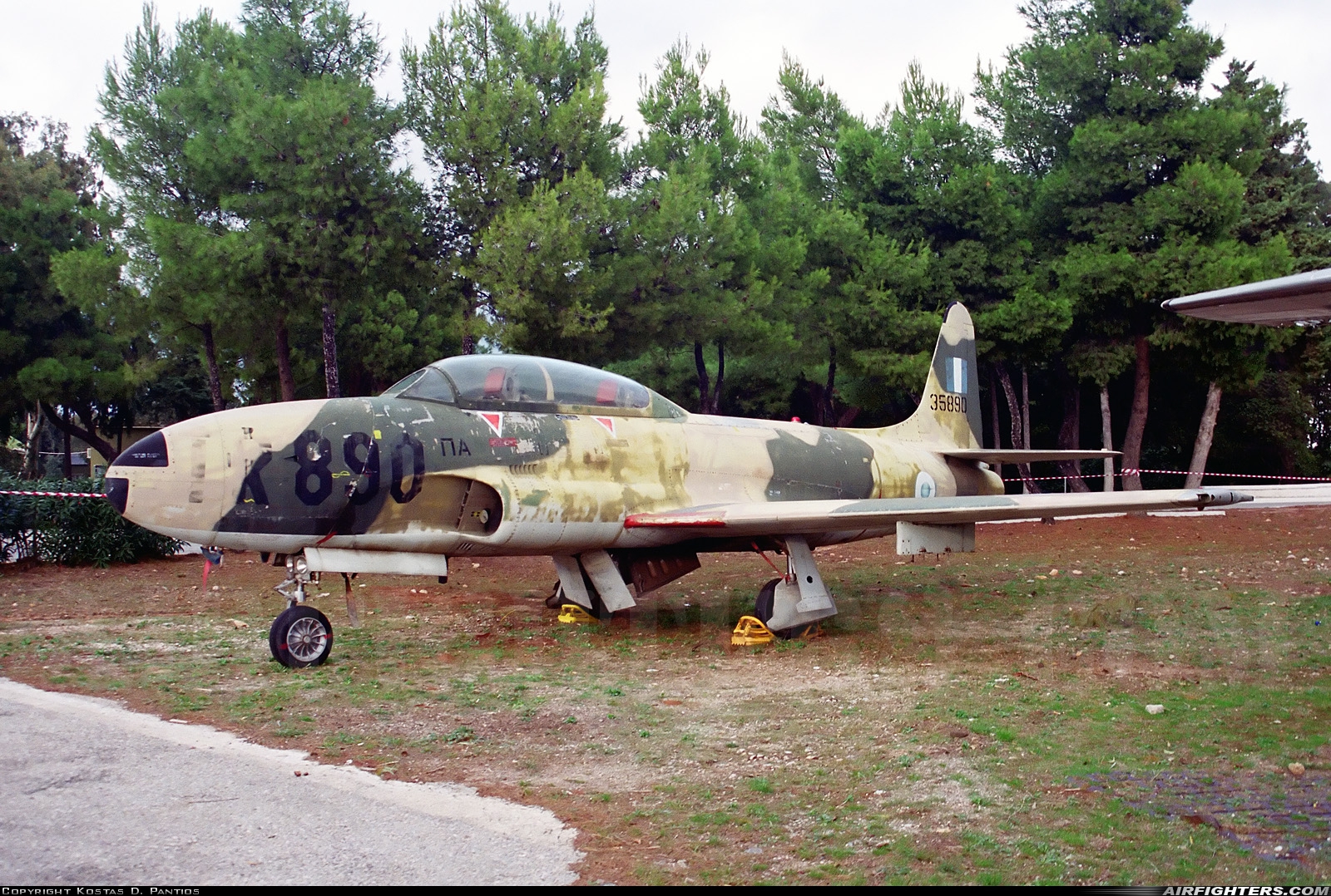 Greece - Air Force Lockheed T-33A Shooting Star 35890 at Dekelia - Tatoi (LGTT), Greece