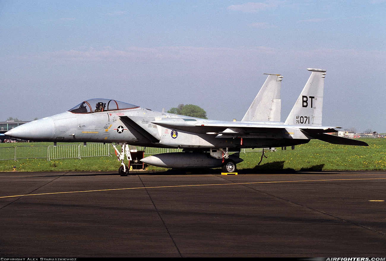 USA - Air Force McDonnell Douglas F-15A Eagle 75-0071 at Erding (ETSE), Germany