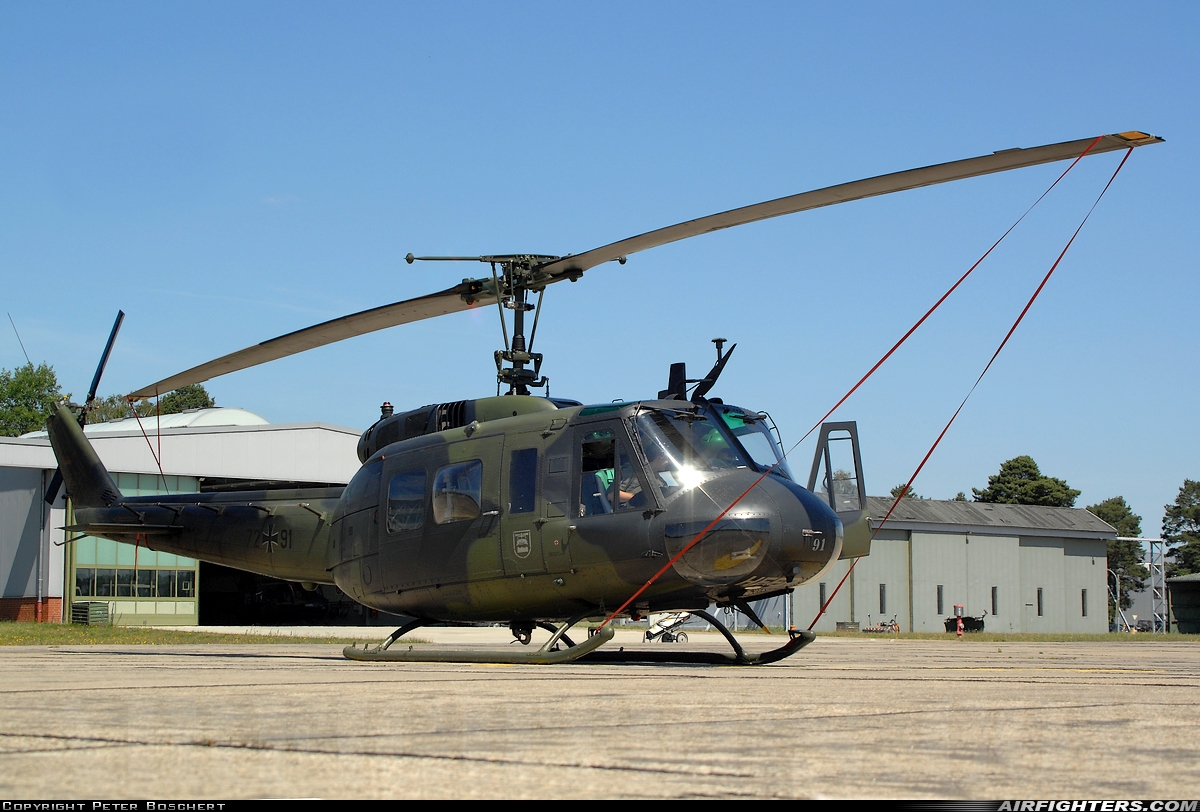 Germany - Army Bell UH-1D Iroquois (205) 72+91 at Fassberg (ETHS), Germany