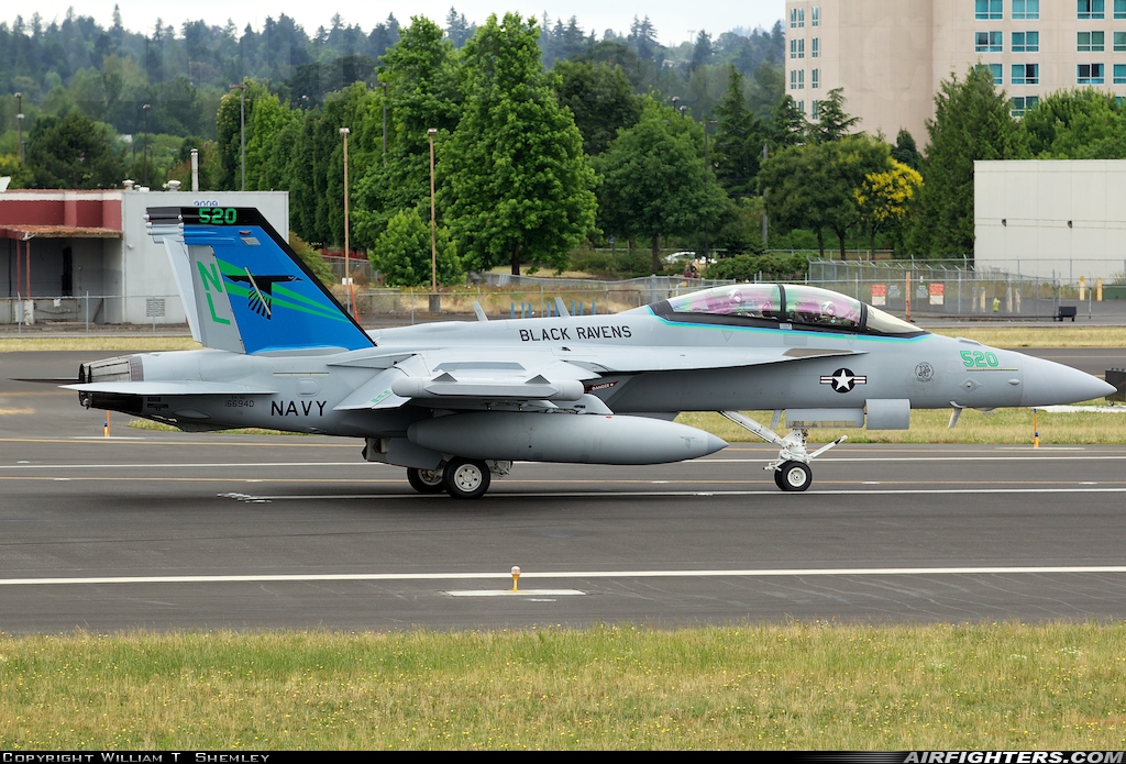 USA - Navy Boeing EA-18G Growler 166940 at Portland - Int. (PDX / KPDX), USA
