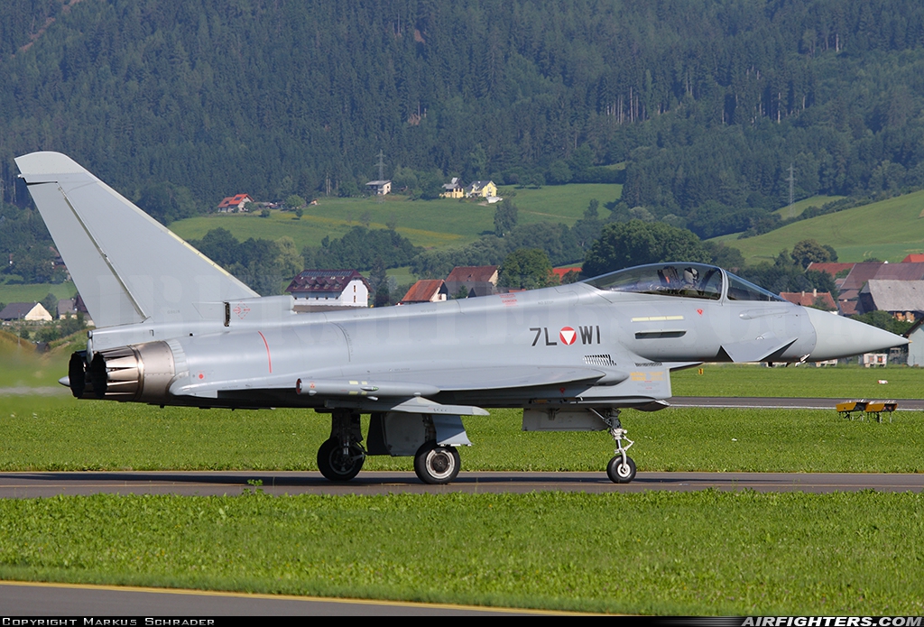 Austria - Air Force Eurofighter EF-2000 Typhoon S 7L-WI at Zeltweg (LOXZ), Austria