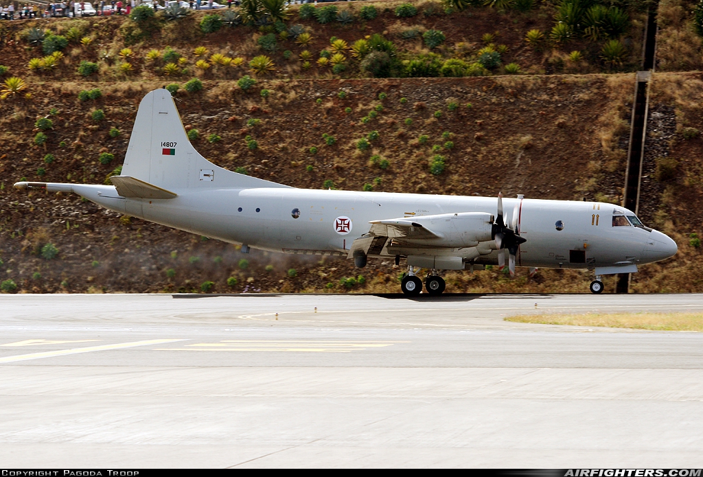 Portugal - Air Force Lockheed P-3C Orion 14807 at Funchal / Madeira (- Santa Cruz) (FNC / LPMA), Portugal