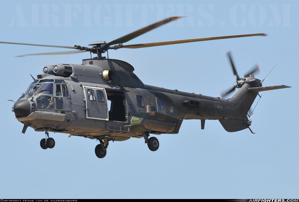 Netherlands - Air Force Aerospatiale AS-532U2 Cougar MkII S-454 at Off-Airport - Oirschotse Heide (GLV5), Netherlands