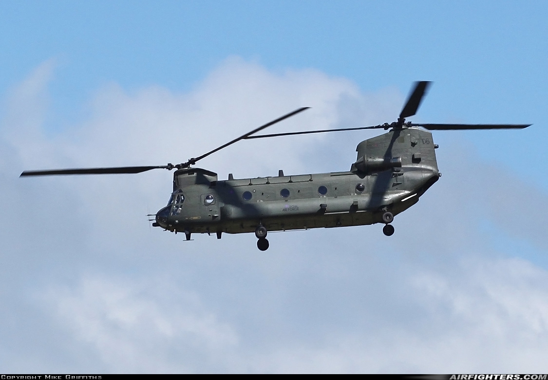 UK - Air Force Boeing Vertol Chinook HC2 (CH-47D) ZD574 at Valley (EGOV), UK