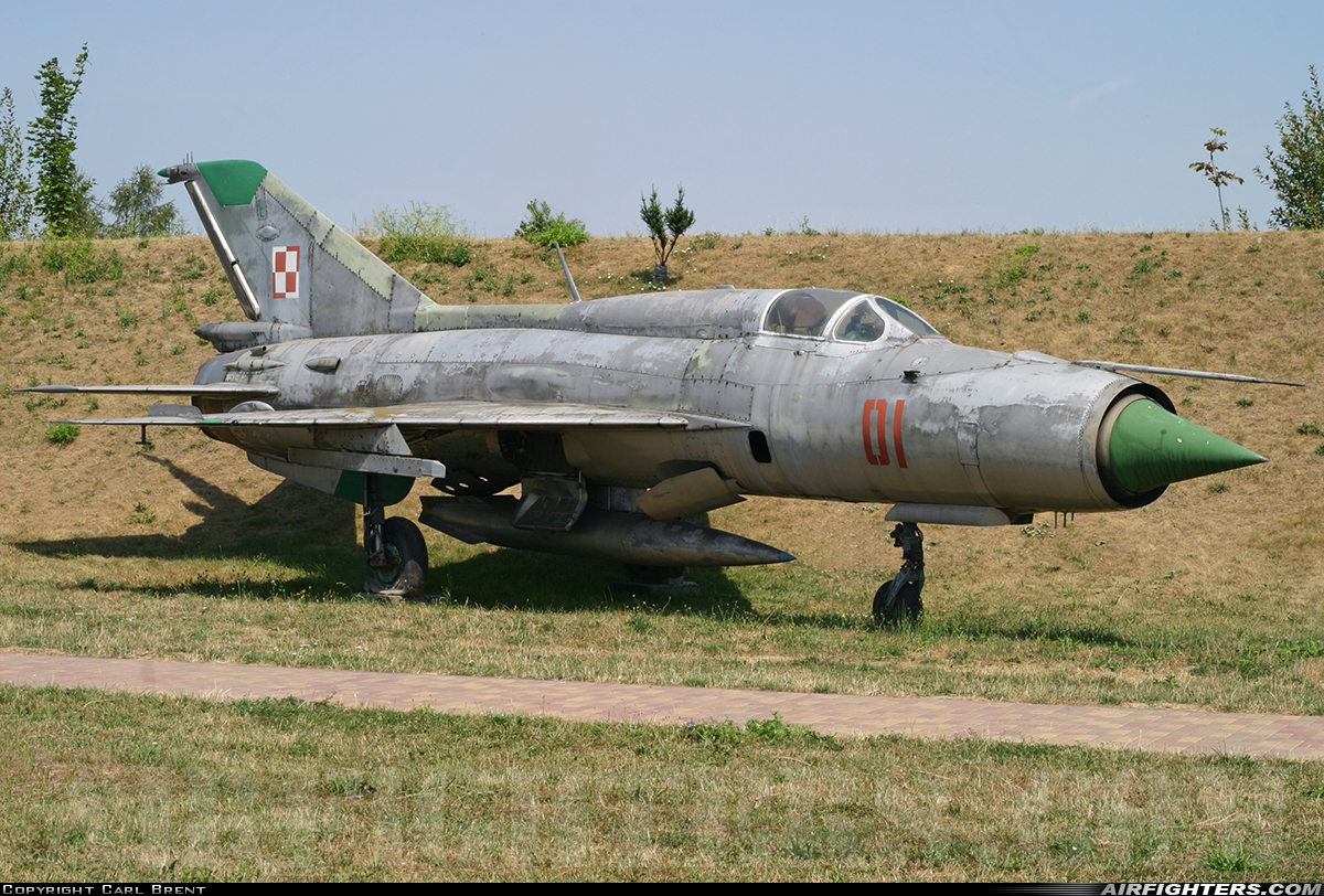 Poland - Air Force Mikoyan-Gurevich MiG-21PFM 01 at Cracow - Rakowice-Czyzyny, Poland