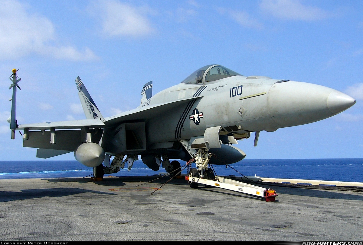 USA - Navy Boeing F/A-18E Super Hornet 166608 at Off-Airport - Atlantic Ocean, International Airspace