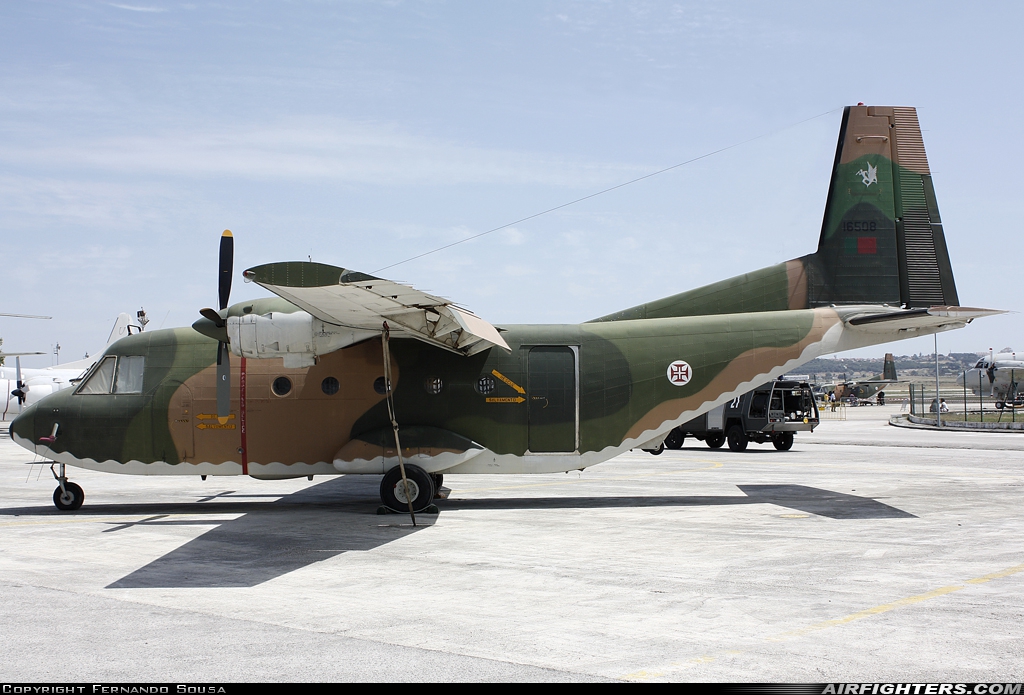 Portugal - Air Force CASA C-212-100 Aviocar 16508 at Sintra (- Granja do Marques) (BA1) (LPST), Portugal