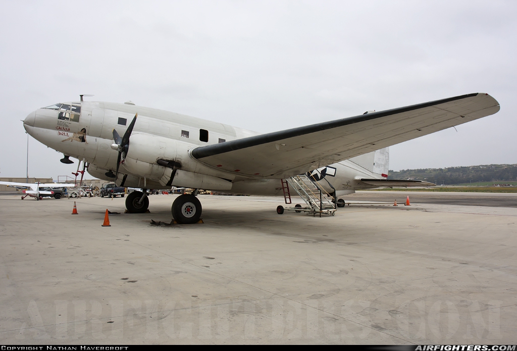 Private Curtiss C-46F N53594 at Camarillo (Oxnard AFB) (CMA), USA