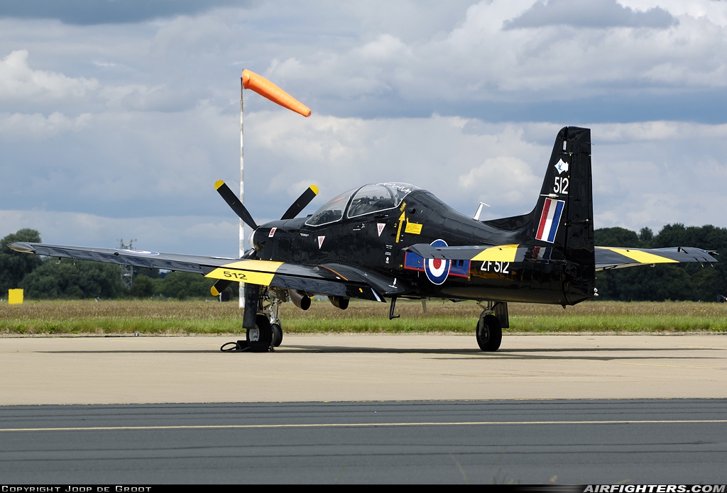 UK - Air Force Short Tucano T1 ZF512 at Linton on Ouse (EGXU), UK