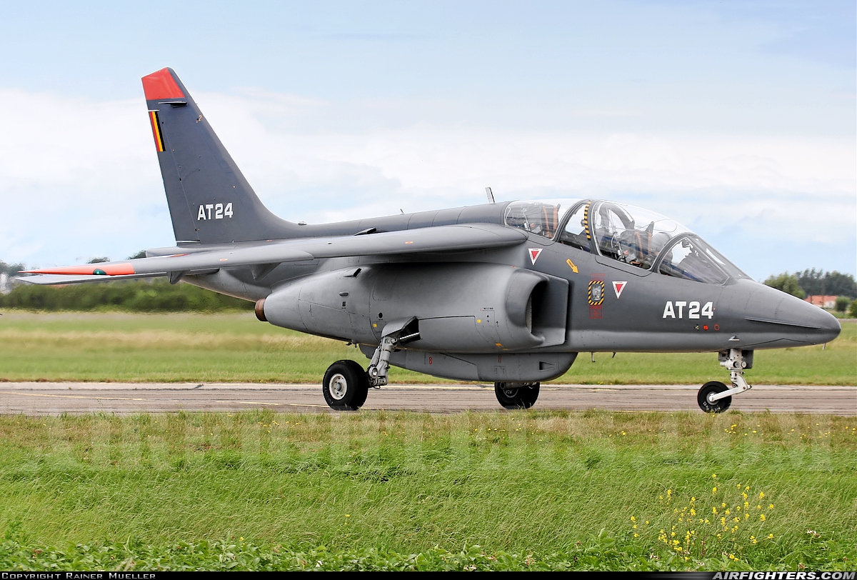 Belgium - Air Force Dassault/Dornier Alpha Jet 1B+ AT24 at Koksijde (EBFN), Belgium