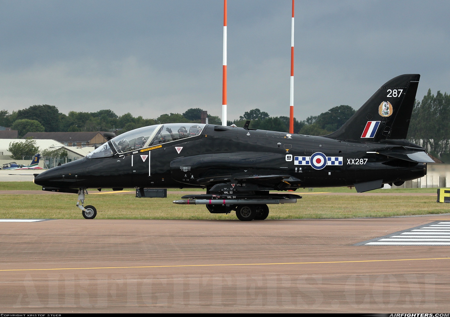 UK - Air Force British Aerospace Hawk T.1 XX287 at Fairford (FFD / EGVA), UK