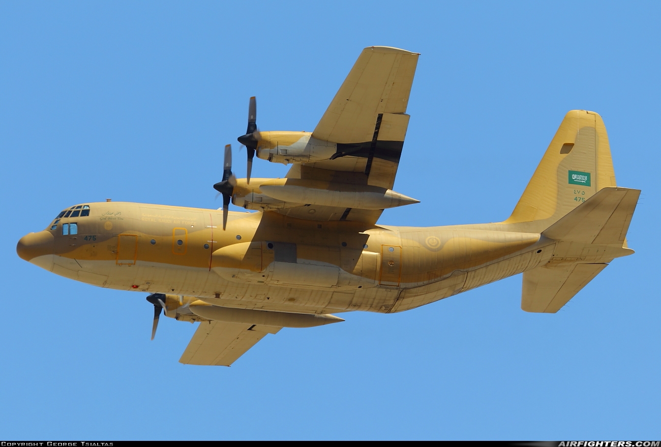 Saudi Arabia - Air Force Lockheed C-130H Hercules (L-382) 475 at Athens - Eleftherios Venizelos (Spata) (ATH / LGAV), Greece