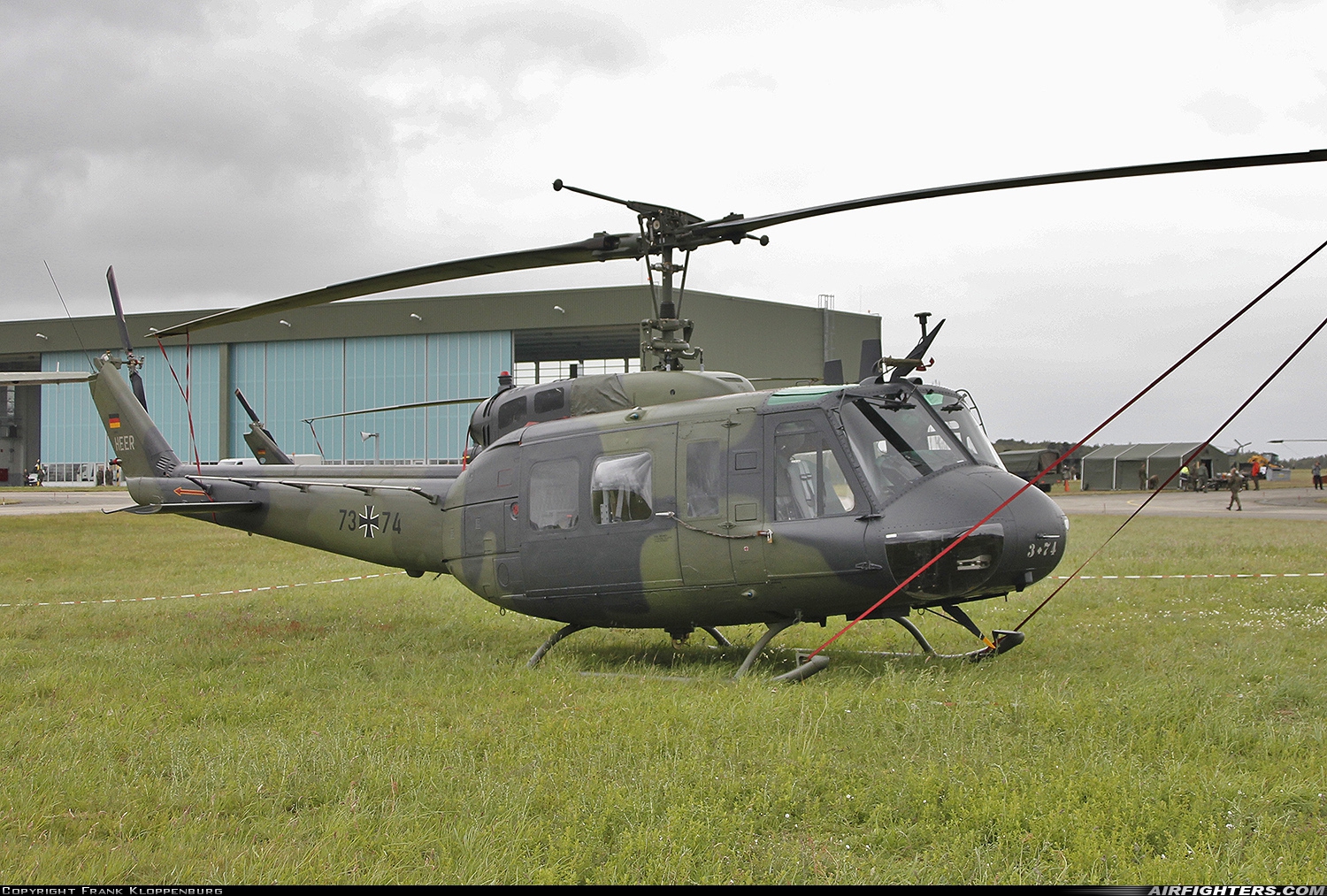 Germany - Army Bell UH-1D Iroquois (205) 73+74 at Nordholz (- Cuxhaven) (NDZ / ETMN), Germany