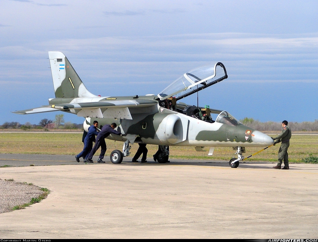 Argentina - Air Force FMA IA-63 Pampa E-814 at San Luis - Villa Reynolds (RYD - SAOR), Argentina