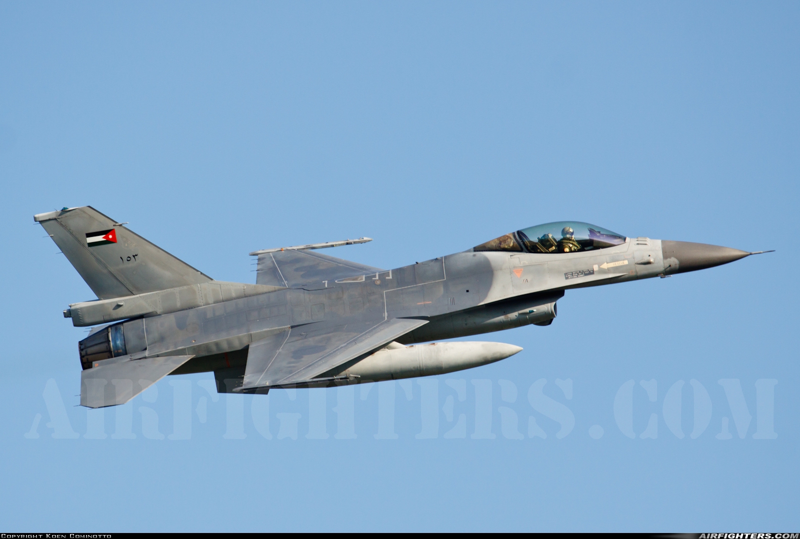 Jordan - Air Force General Dynamics F-16AM Fighting Falcon 153 at Aviano (- Pagliano e Gori) (AVB / LIPA), Italy