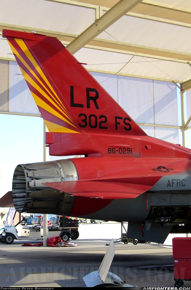 USA - Air Force General Dynamics F-16C Fighting Falcon 86-0291 at Glendale (Phoenix) - Luke AFB (LUF / KLUF), USA