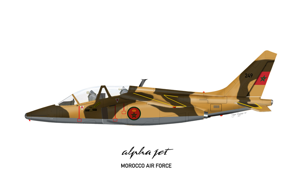 Alpha Jet Morocco Air Force