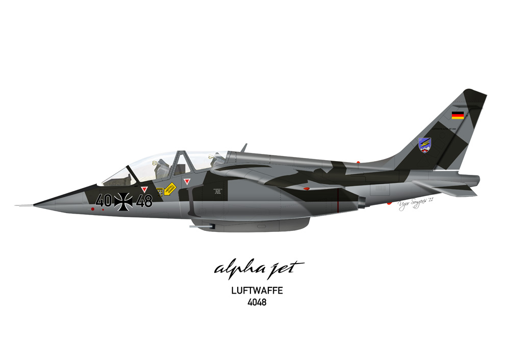 Alpha Jet Luftwaffe 40+48