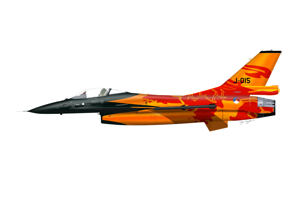 F-16C Solo Team Netherlands