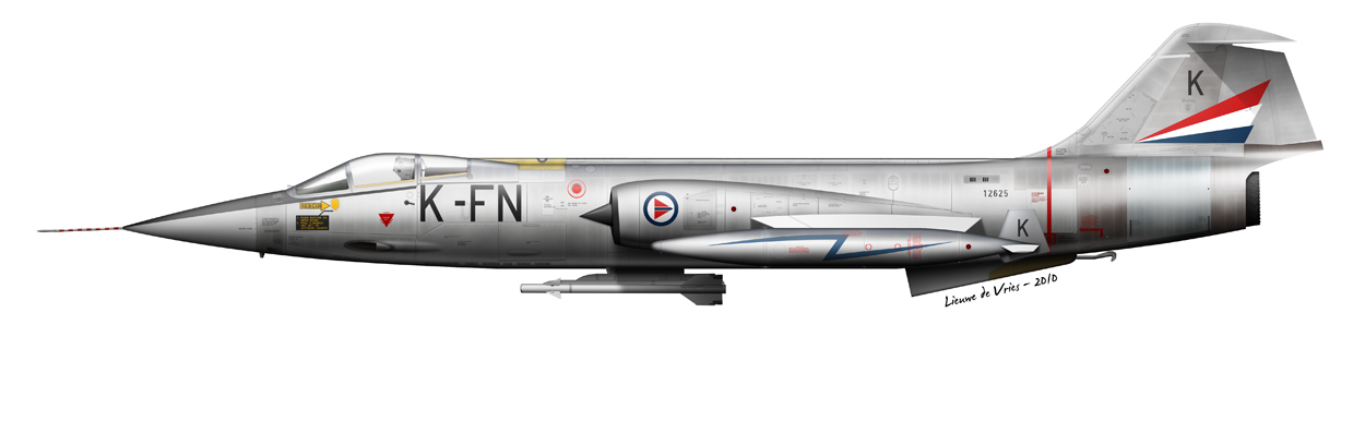 profile of RNAF F-104N Starfighter, K-FN
