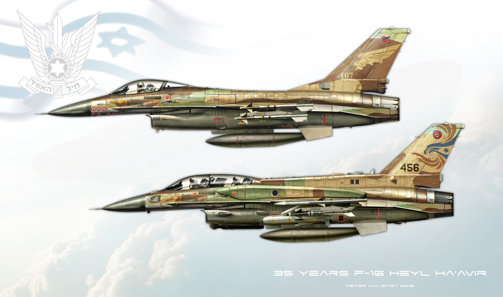 IDF F-16C and F-16D Profile